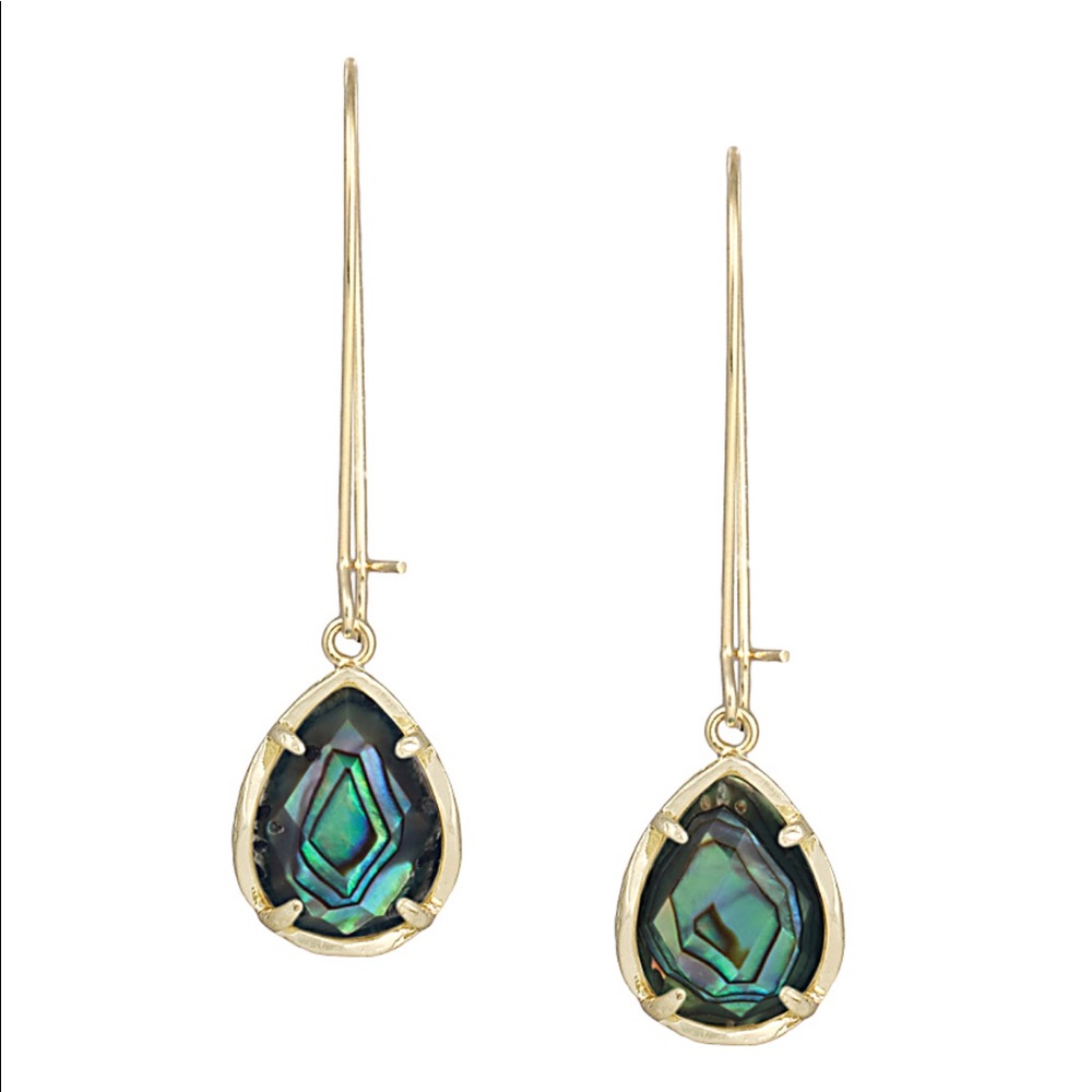 *No buy*ISO Kendra Scott gold Dee abalone earrings
